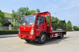 這款國六挖機平板運輸車很火，關注沒？